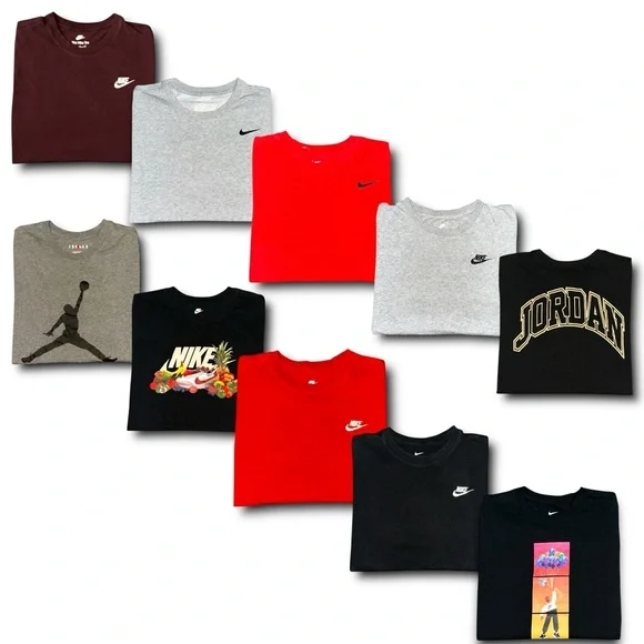 Nike sportswear air Jordan t-shirt bundle men’s small lot of 20 - Picture 2 of 9